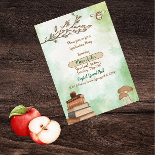 Invitation Diplôme vintage Pastel Green Whimsical