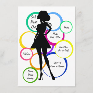 Invitation Disco Diva Girls Night Out