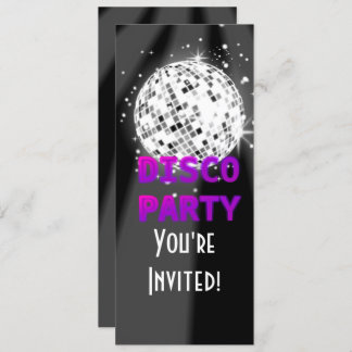 Invitation Disco Party Club