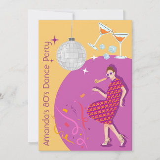 Invitation Disco Retro Groove ! Fête de vos rêves