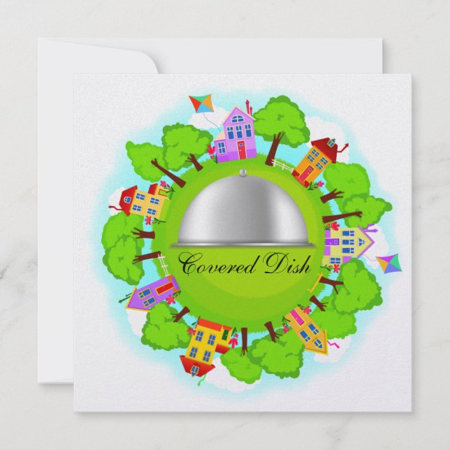 Invitation Disque couvert - Événement de voisinage - SRF (Devant)