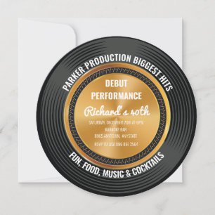 Invitation Disque de Musique   Fête de Musique Amusante