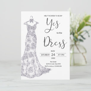 Invitation Dites Oui À La Robe
