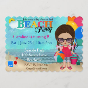 Invitation Diva Beach Party