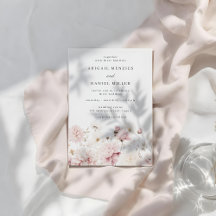 Divine Elegant Blush & White Floral Mariage