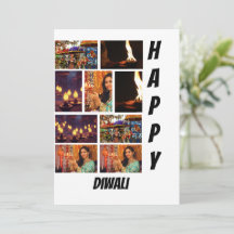 Diwali moderne personnalisé 9 Collage photo