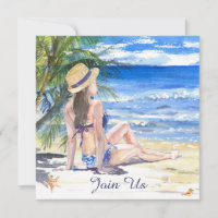 *~* DIY Plage tropicale palmée AR29 TOUT ÉVÉNEMEN