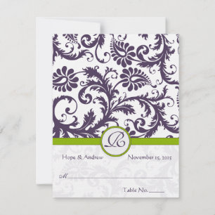 Invitation do-it-yourself vous cochez et pliez les Mariages d