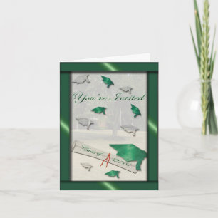 Invitation d'obtention du diplôme de devenez écolo