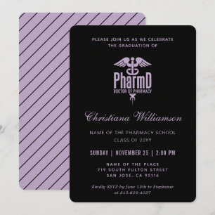 Invitation Docteur en pharmacie PharmD Pharmacy Graduation