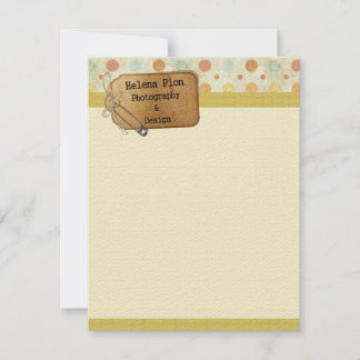 Invitation Document d'écriture