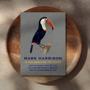 Invitation d'oiseaux d'anniversaire