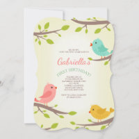Invitation d'oiseaux de printemps