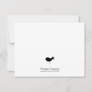 Invitation d'oiseaux noirs et de dentelle