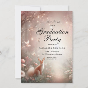 Invitation Domaine boisé lumineux de l'étincelle et de la fle