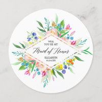 Domestique de demoiselle d'honneur de diamant