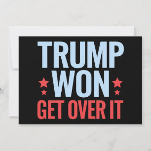 Invitation Donald Trump remporte la victoire 2024 Trump