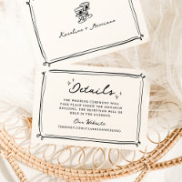 Doodles à main fantaisie