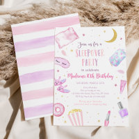 Dormir de la fête de bois rose Tween fille Anniver
