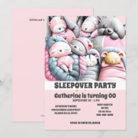 Dormir des animaux comiques dormant rose gris somm