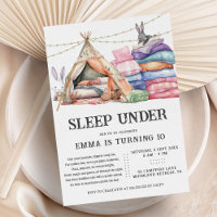 Dormir sous le joli Boho Slepover fête d'anniversa