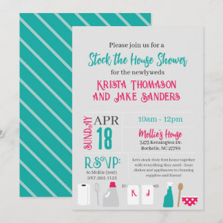 Invitation Dotez la maison de douche