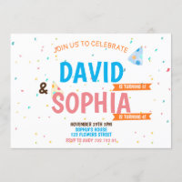 Double fête d'anniversaire Les frères et soeurs co