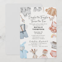 Double le Baby shower de fille garçon jumeaux diff