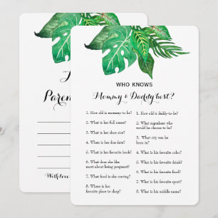 Invitation Double Side 2 Baby shower - Conseil  Qui sait