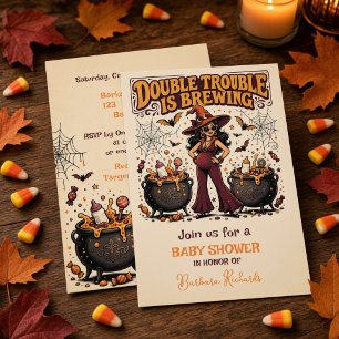 Invitation Double Trouble est en préparation Jumeaux Hallowee