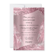 Douce 16e robe de diamant nuptiale Rose Quineanera