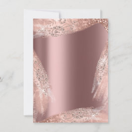 Invitation Douce 16e robe nuptiale Rose Diamond