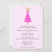 Douce 16ème Fête des mariées Robe rose étincelle