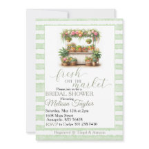 Douce arrivée sur le marché Shower de mariage