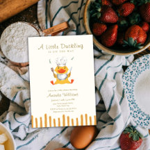 Douce Baby Shower Petite Canard Mignonne
