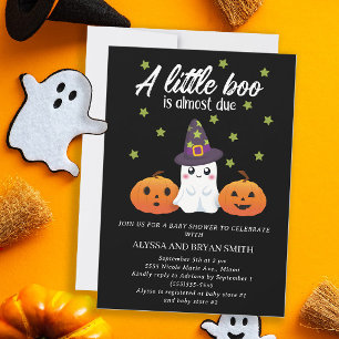Invitation Douce Fée Petit Boo Bientôt Dû Baby Shower