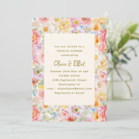 Douce Fête de Naissance Aquarelle Florale pour les