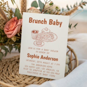 Invitation Douce Fête de Naissance autour du Café & des Crêpe