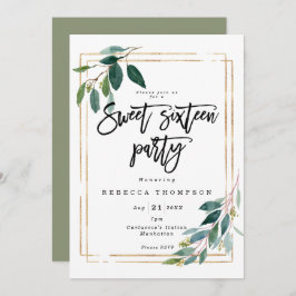 Invitation douce géométrique et moderne 16