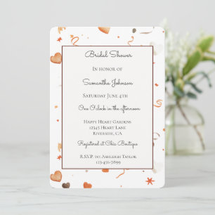 Invitation Douce Mariage Arc-en-ciel Chocolat Lavande