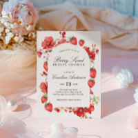 Douce Mariage aux Fruits Rouges Fleur de Fraisier