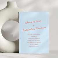 Douce Orange Bleue Mimosa Brunch de Mariage Acclam