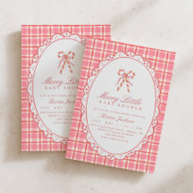 Douce petite fête de bébé rose et rouge Canne à su