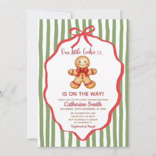 Invitation Douce Prépa Pain d'épice Noël Baby Shower
