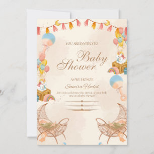 Invitation Douces Débuts Baby Shower