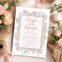 Douceur de Marché Floral Shower de Mariée