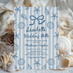 Invitation Douceur d'été et cloches de mariage Baby Shower