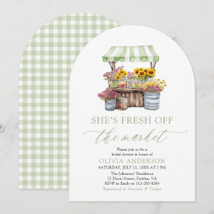 Invitation Douceur Fraîche sur le Marché : Enterrement de Vie