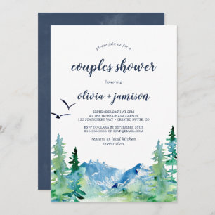 Invitation Douche Couples Rocky Mountain