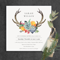 DOUCHE D'ALLURE BOHÉMIENNE FLORALE SUCCULENTE ANTL